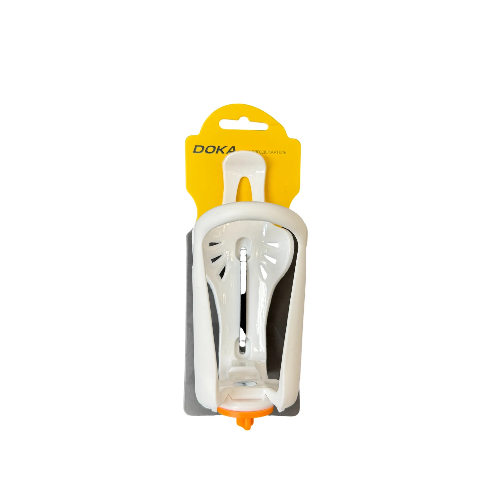 картинка Флягодержатель Doka BC-BH9223 белый | велосалон Драйв г. Липецк