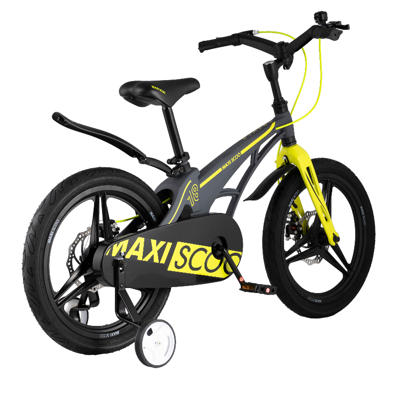 картинка Детский велосипед Maxiscoo Cosmic 18" Делюкс (серый матовый) | велосалон Драйв г. Липецк