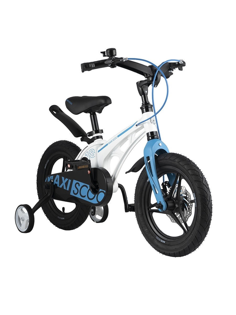 картинка Детский велосипед Maxiscoo Cosmic 18" Делюкс (белый) | велосалон Драйв г. Липецк