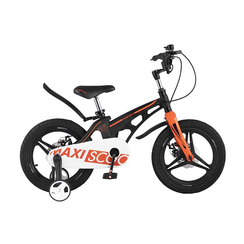 картинка Детский велосипед Maxiscoo Cosmic 16" Делюкс (черный матовый) | велосалон Драйв г. Липецк