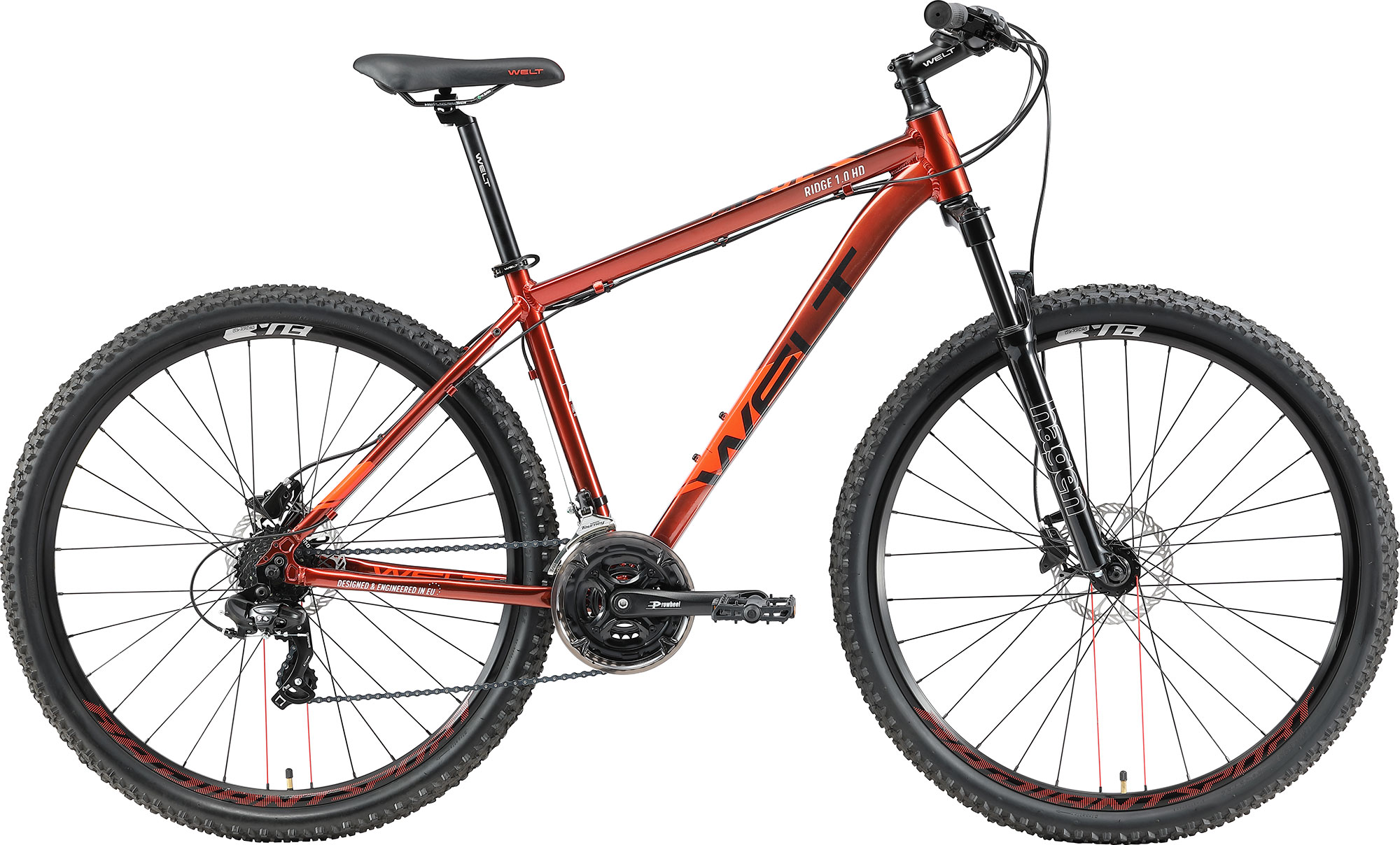 картинка Велосипед Welt Ridge 1.0 HD 27'' 2021 (красный) | велосалон Драйв г. Липецк