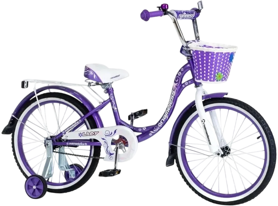 картинка Детский велосипед Nameless Lady 18" (фиолетовый) | велосалон Драйв г. Липецк