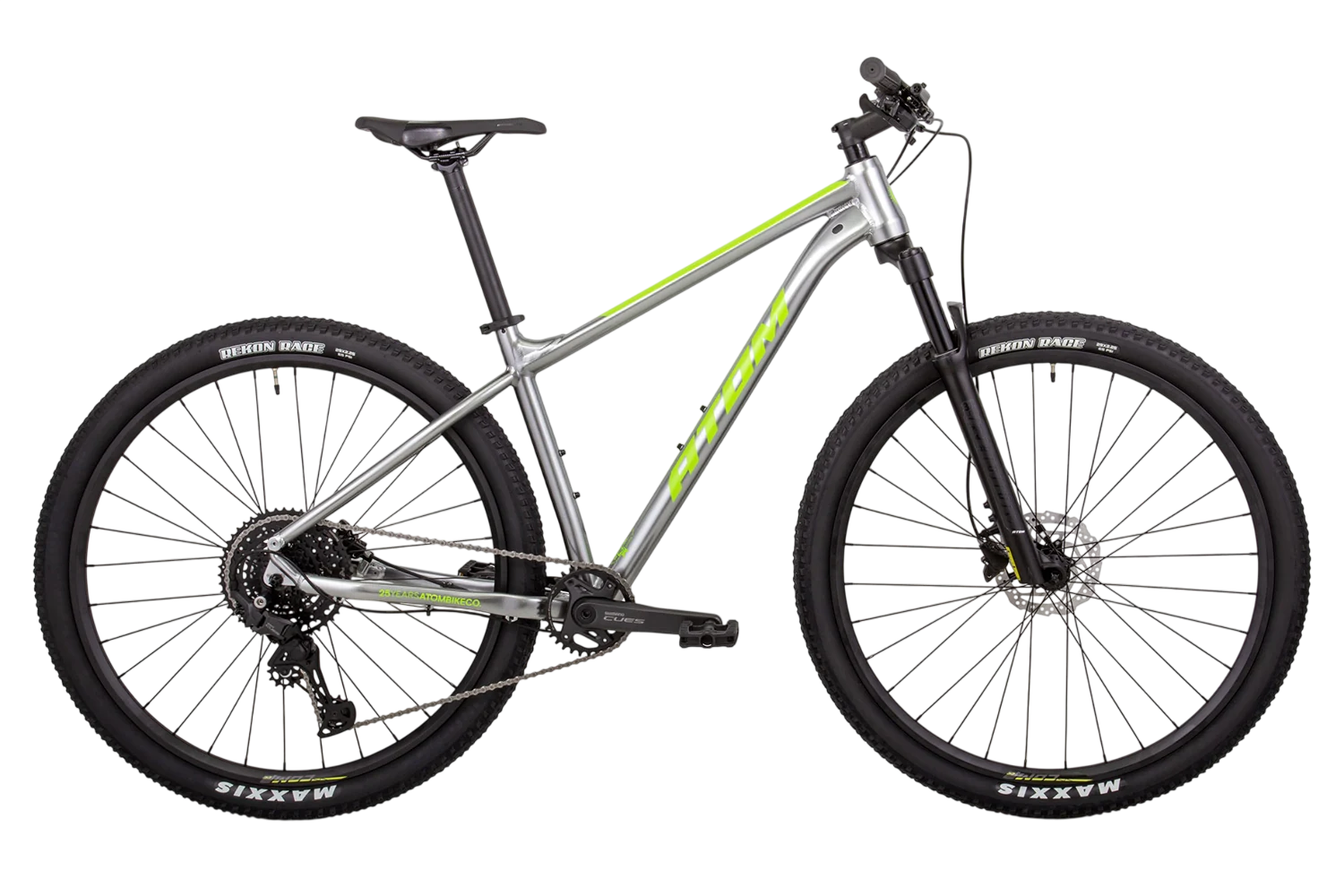 картинка Велосипед Atom Bion Nine 150 (DarkSilver-Green) | велосалон Драйв г. Липецк