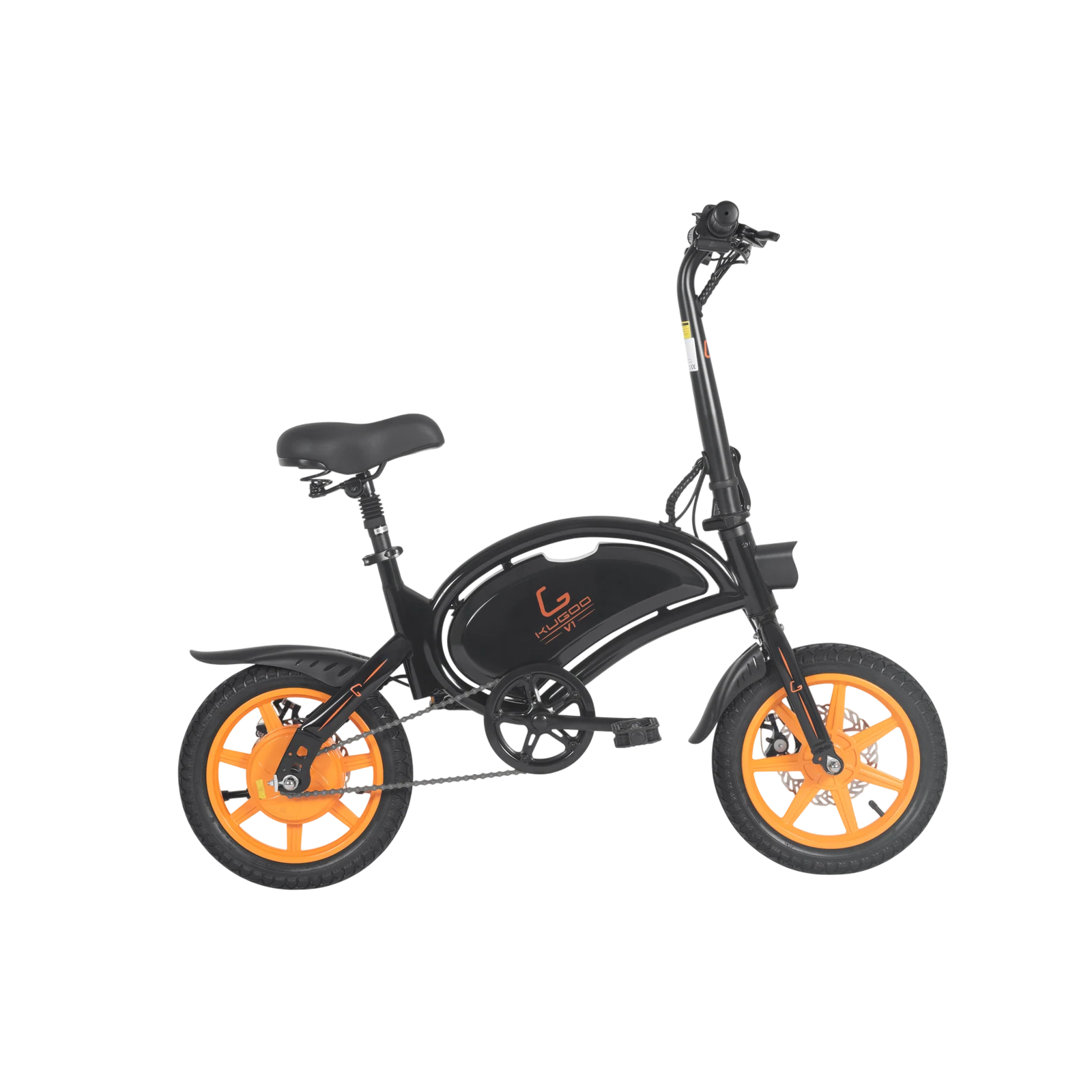 картинка Электровелосипед Kugoo V1 D3F (черный) 2025 | велосалон Драйв г. Липецк