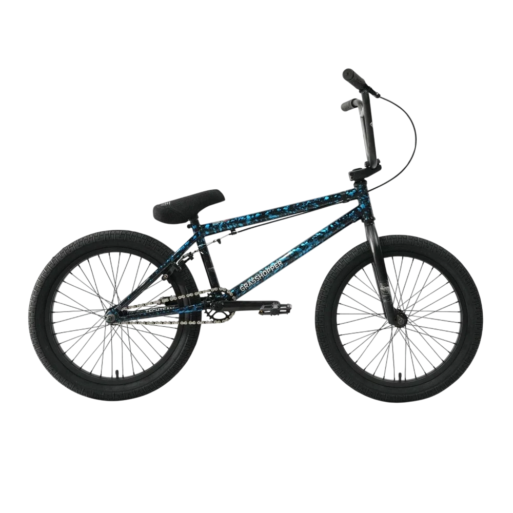 картинка Экстремальный велосипед Tech Team Grasshopper 20''x20,4" BMX (синий/ черный) 2024 | велосалон Драйв г. Липецк