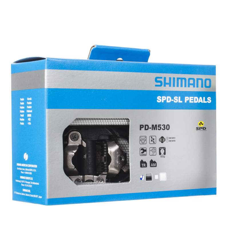 картинка Контактные педали Shimano SPD PD-M530 | велосалон Драйв г. Липецк