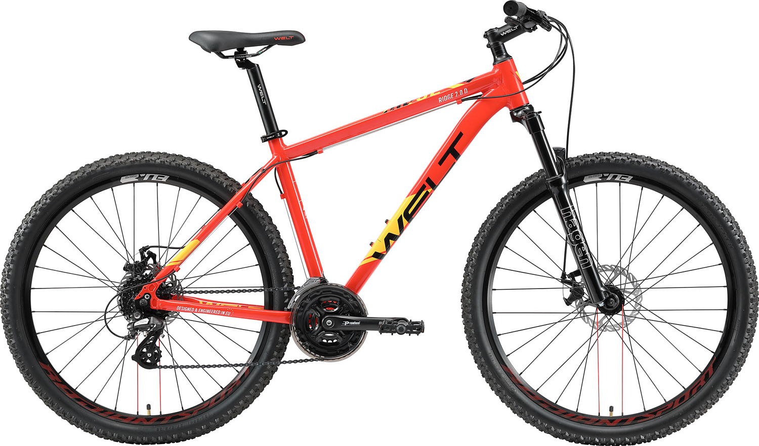 картинка Велосипед Welt Ridge 2.0 D 27'' 2021 (красный) | велосалон Драйв г. Липецк