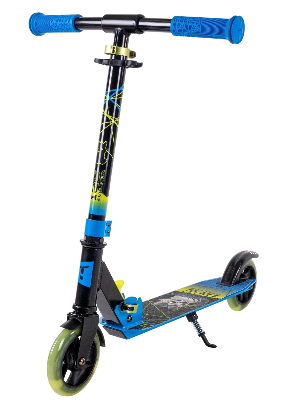 картинка Самокат Tech Team Comfort 125 Evolution (синий) | велосалон Драйв г. Липецк