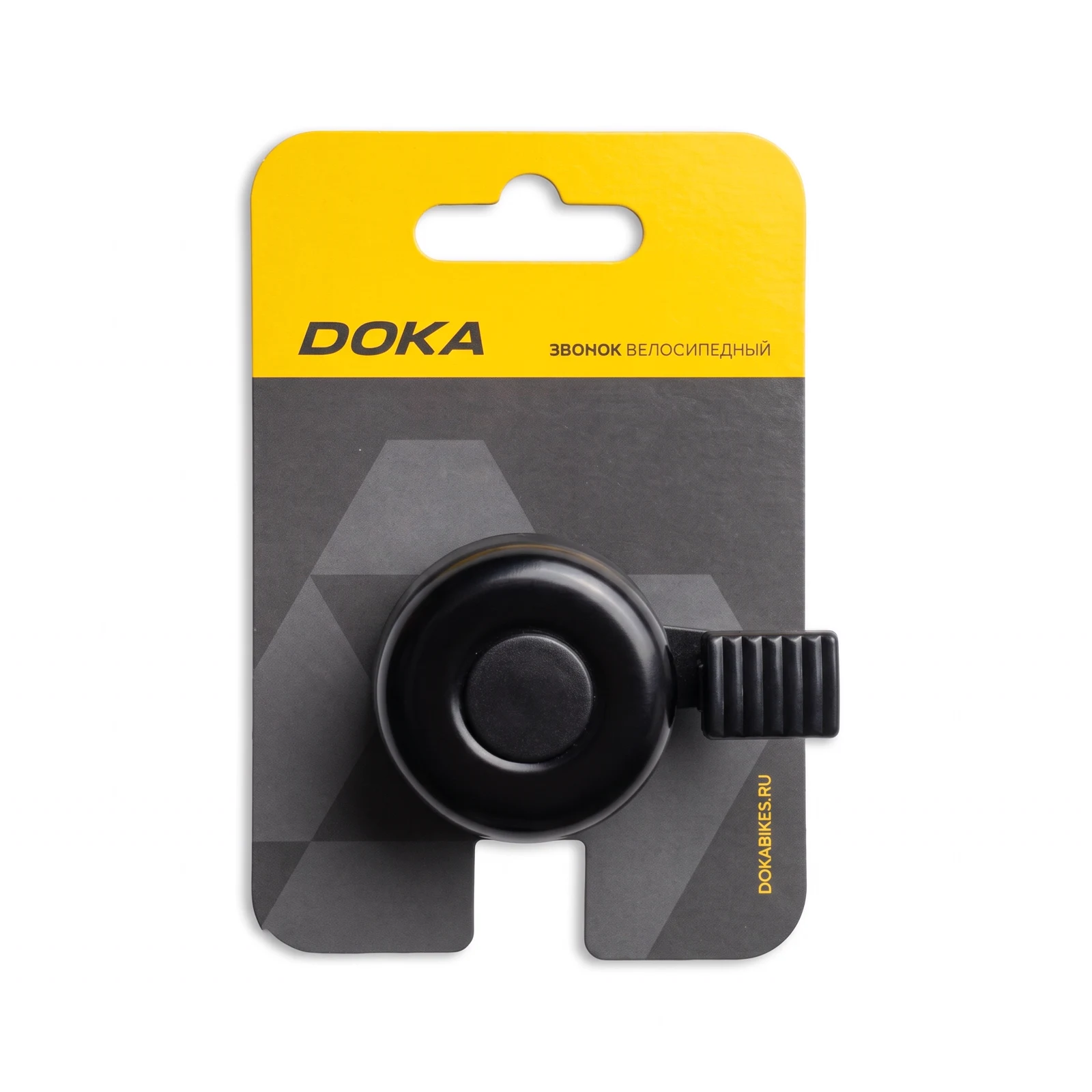 картинка Звонок велосипедный Doka 11А-05 (черный) | велосалон Драйв г. Липецк