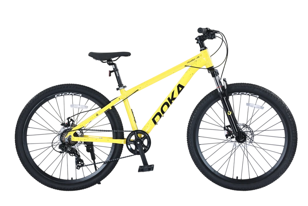 картинка Велосипед Doka Гелиос 26" (желтый) | велосалон Драйв г. Липецк