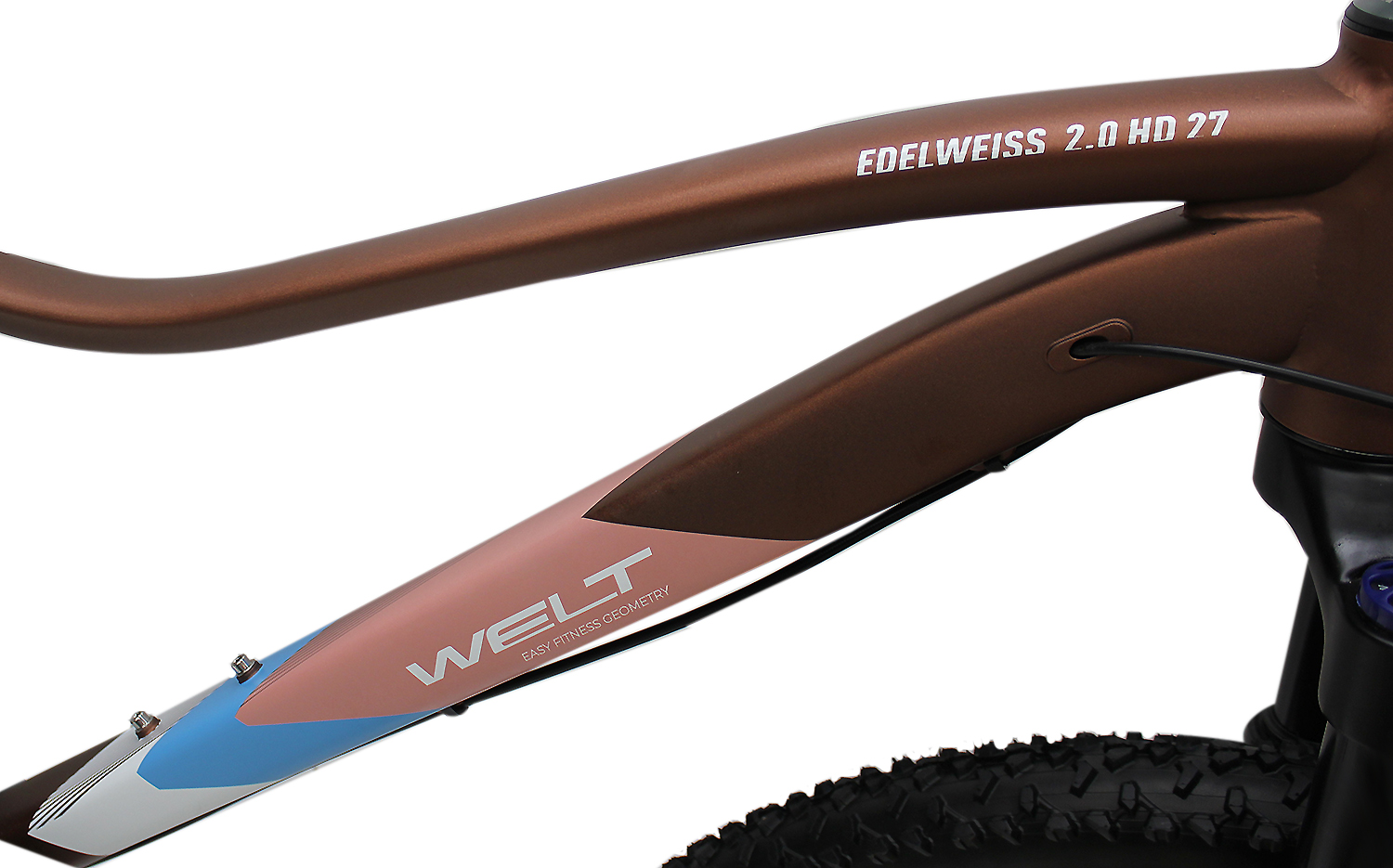 картинка Велосипед Welt Edelweiss 2.0 HD 27'' 2021 (шоколадный матовый) | велосалон Драйв г. Липецк