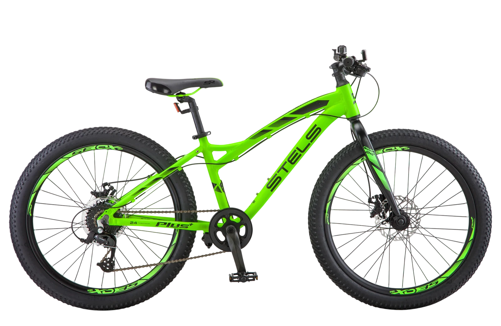 картинка Велосипед Stels Adrenalin MD 24'' (неоновый/ лайм) | велосалон Драйв г. Липецк