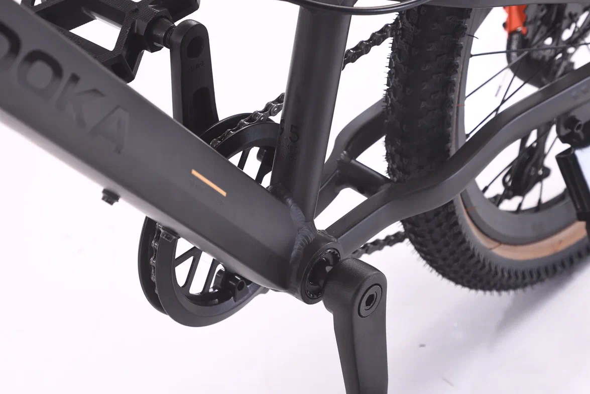 Велосипед Doka Темп 20" 2.0 (черный) 2026 (9,5")