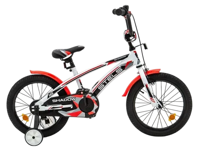 картинка Детский велосипед Stels Shadow VC 16" (белый/ красный) | велосалон Драйв г. Липецк