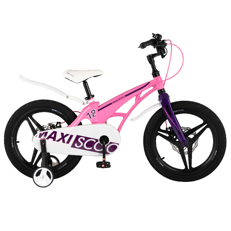картинка Детский велосипед Maxiscoo Cosmic 18" Делюкс (розовый) | велосалон Драйв г. Липецк