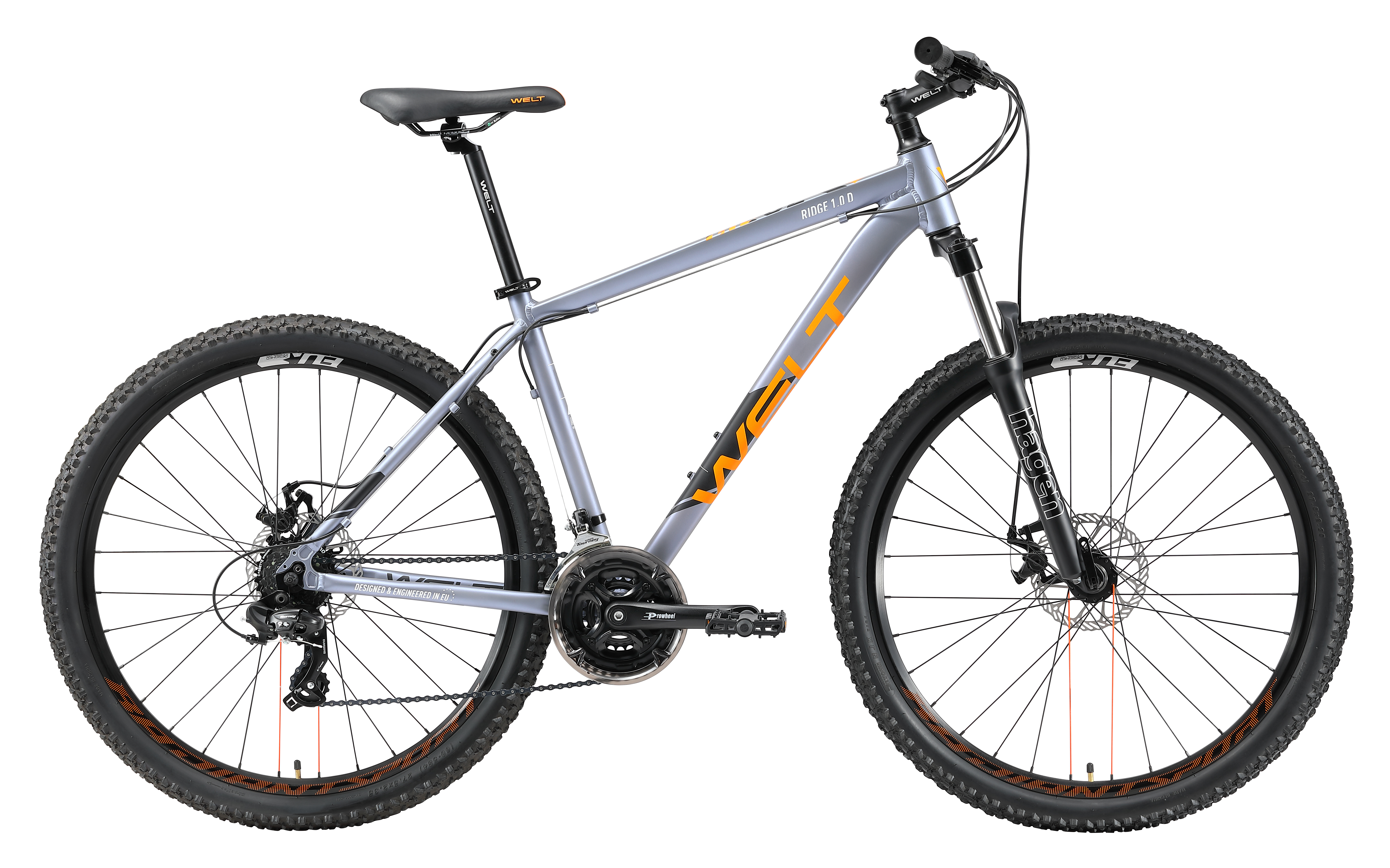 картинка Велосипед Welt Ridge 1.0 D 27'' 2021 (серый) | велосалон Драйв г. Липецк