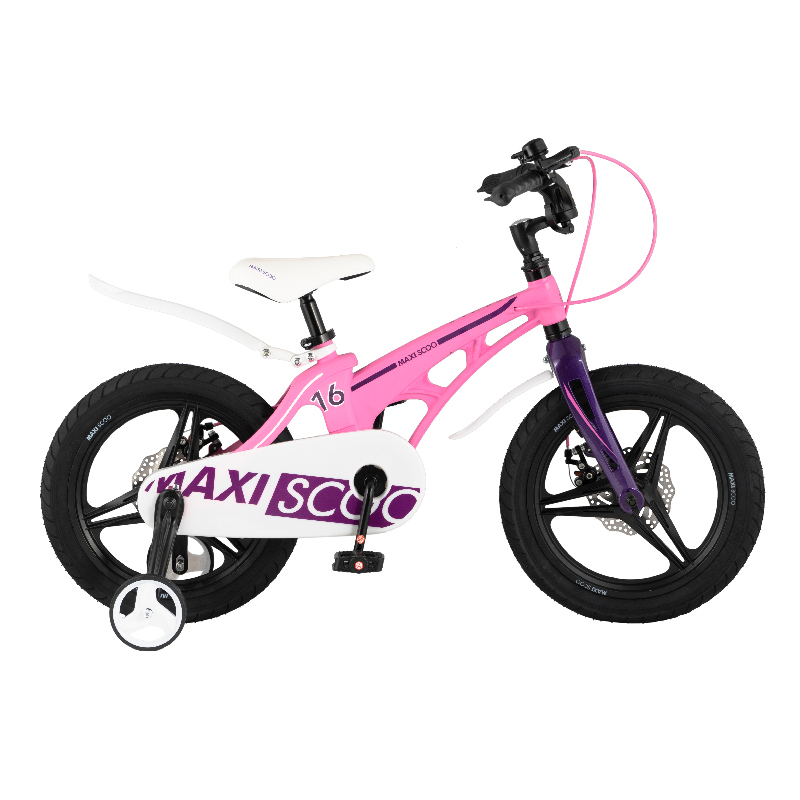 картинка Детский велосипед Maxiscoo Cosmic 16" Делюкс (розовый) | велосалон Драйв г. Липецк