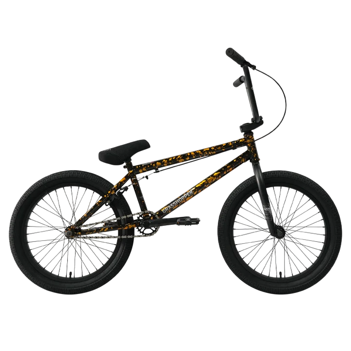 картинка Экстремальный велосипед Tech Team Grasshopper 20''x20,4" BMX (оранжевый/ черный) 2024 | велосалон Драйв г. Липецк